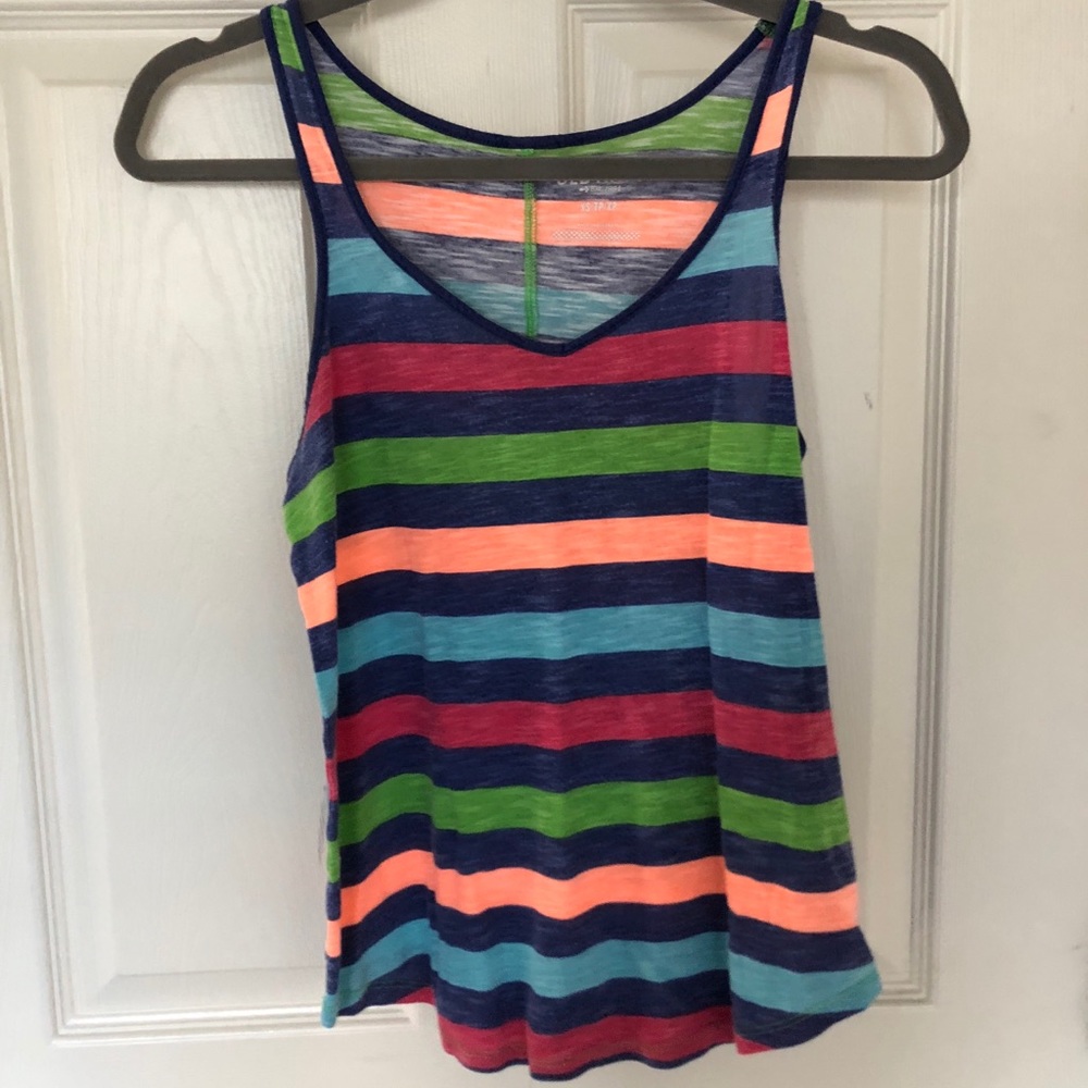 Old Navy Rainbow Striped Tank